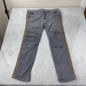 Robin Jeans Men's Size 42x32 Racer Slim Fit Jeans with Flaws Mentioned and Shown